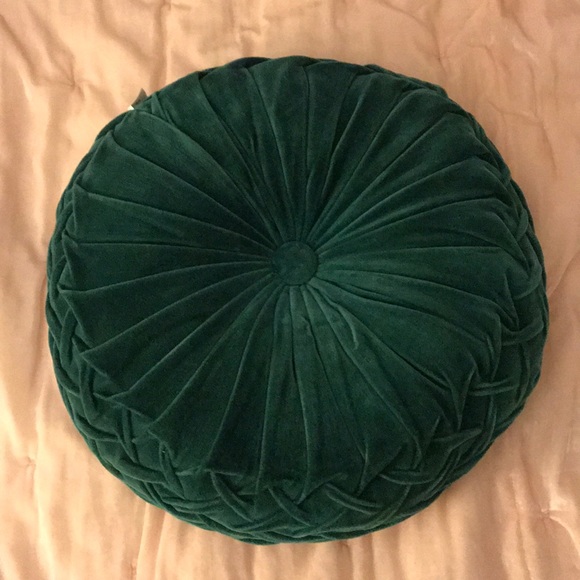 Urban Outfitters Other - Urban Outfitters Teal Blue Tufted Pillow